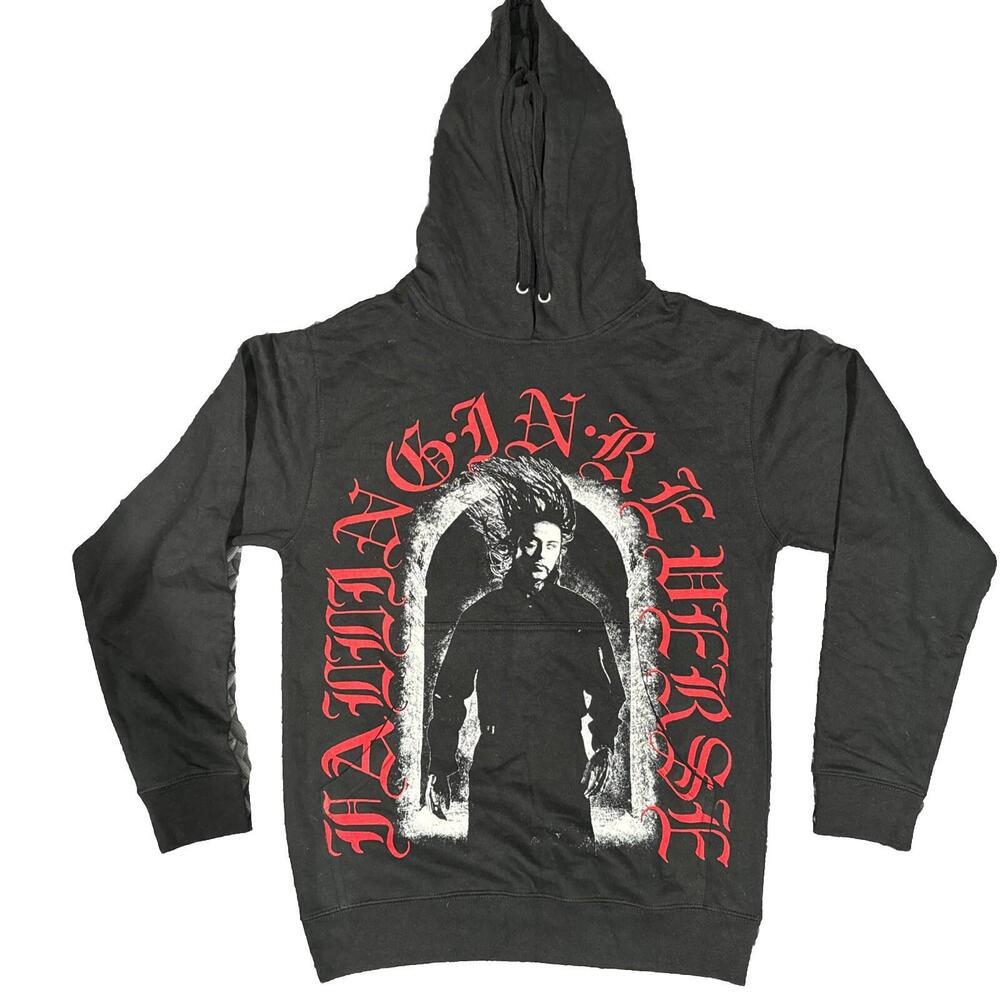 Falling In Reverse Hooded Black Men's Sweatshirt Independent Trading Size S